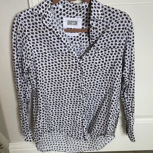 Anthropology Grayson print shirt